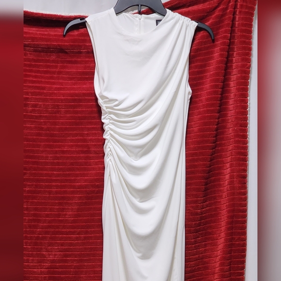 Zara xs white sleeveless dress NWT - Picture 1 of 10